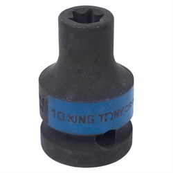Головка торцевая ударная TORX Е-стандарт 1/2", E10, L = 38 мм KING TONY 457510M TONY - фото 680179