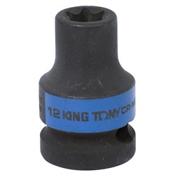 Головка торцевая ударная TORX Е-стандарт 1/2", E12, L = 38 мм KING TONY 457512M TONY - фото 680180