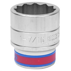 Головка торцевая стандартная двенадцатигранная 3/4", 1-7/16", дюймовая KING TONY 633046S TONY - фото 680573