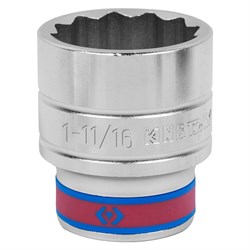 Головка торцевая стандартная двенадцатигранная 3/4", 1-11/16, дюймовая KING TONY 633054S TONY - фото 680580