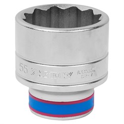 Головка торцевая стандартная двенадцатигранная 3/4", 55 мм KING TONY 633055M TONY - фото 680581