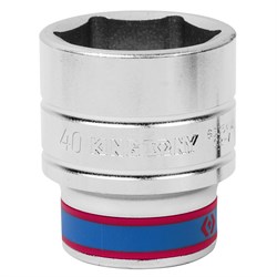 Головка торцевая стандартная шестигранная 3/4", 40 мм KING TONY 633540M TONY - фото 680631
