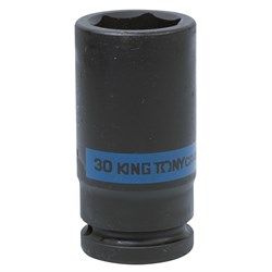 Головка торцевая ударная глубокая шестигранная 3/4", 30 мм KING TONY 643530M TONY - фото 680689