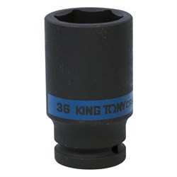 Головка торцевая ударная глубокая шестигранная 3/4", 36 мм KING TONY 643536M TONY - фото 680694