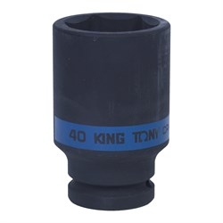 Головка торцевая ударная глубокая шестигранная 3/4", 40 мм KING TONY 643540M TONY - фото 680696