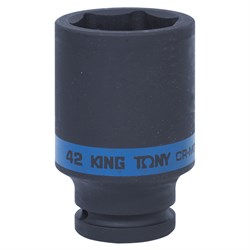 Головка торцевая ударная глубокая шестигранная 3/4", 42 мм KING TONY 643542M TONY - фото 680698