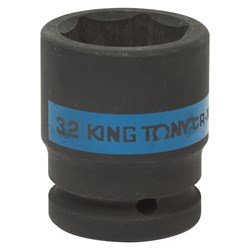 Головка торцевая ударная шестигранная 3/4", 32 мм KING TONY 653532M TONY - фото 680796