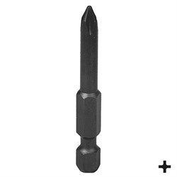 Вставка (бита) торцевая 1/4", Phillips, PH0, 50 мм, для шуруповерта KING TONY 715000P TONY - фото 681153