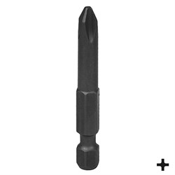 Вставка (бита) торцевая 1/4", Phillips, PH2, 50 мм, для шуруповерта KING TONY 715002P TONY - фото 681159