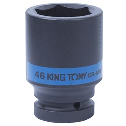 Головка торцевая ударная глубокая шестигранная 1", 46 мм KING TONY 843546M TONY - фото 681610