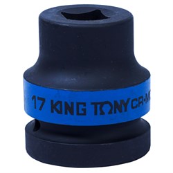 Головка торцевая ударная четырехгранная 1", 17 мм, футорочная KING TONY 851417M TONY - фото 681714