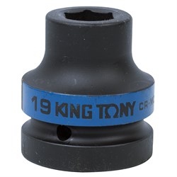 Головка торцевая ударная шестигранная 1", 19 мм KING TONY 853519M TONY - фото 681722