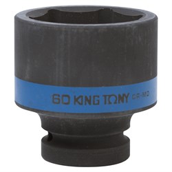 Головка торцевая ударная шестигранная 1", 60 мм KING TONY 853560M TONY - фото 681759