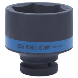 Головка торцевая ударная шестигранная 1", 95 мм KING TONY 853595M Tony - фото 681787