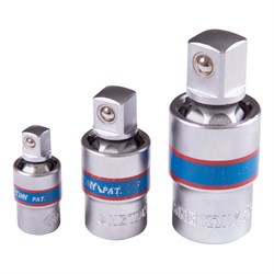 Набор карданов шаровых 1/4", 3/8", 1/2", 3 предмета KING TONY 9113PR TONY - фото 681915