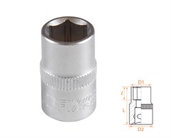 Головка торцевая стандартная шестигранная 3/8", 11 мм AFFIX AF00030011 AF00030011 - фото 682396