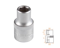 Головка торцевая стандартная шестигранная 1/2", 10 мм AFFIX AF00040010 AF00040010 - фото 682410