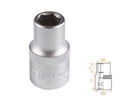 Головка торцевая стандартная шестигранная 1/2", 11 мм AFFIX AF00040011 AF00040011 - фото 682411
