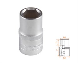 Головка торцевая стандартная шестигранная 1/2", 14 мм AFFIX AF00040014 AF00040014 - фото 682414