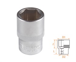 Головка торцевая стандартная шестигранная 1/2", 18 мм AFFIX AF00040018 AF00040018 - фото 682418