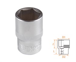 Головка торцевая стандартная шестигранная 1/2", 19 мм AFFIX AF00040019 AF00040019 - фото 682419
