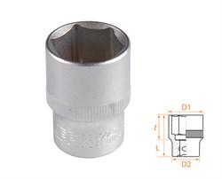 Головка торцевая стандартная шестигранная 1/2", 21 мм AFFIX AF00040021 AF00040021 - фото 682420
