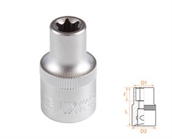 Головка торцевая TORX Е-стандарт 1/2", E11 AFFIX AF00043011 AF00043011 - фото 682428