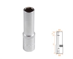 Головка торцевая глубокая шестигранная 3/8", 10 мм AFFIX AF00130010 AF00130010 - фото 682456