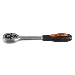 Трещотка 3/8", 45 зубцов, флажковая с кнопкой AFFIX AF01031408 AF01031408 - фото 682491