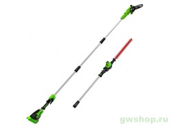 Высоторез-кусторез 2-в-1 аккумуляторный GREENWORKS 40V G40PSH 1303907, без АКБ и ЗУ Greenworks 1303907 - фото 684107