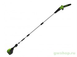 Высоторез-сучкорез аккумуляторный GREENWORKS GD60PST25 60V без АКБ и ЗУ Greenworks 1402107 - фото 684128