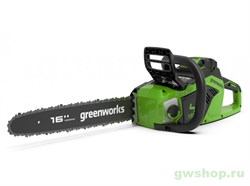Пила цепная аккумуляторная G-MAX 40V GREENWORKS GD40CS18 Greenworks 2005807 - фото 684281