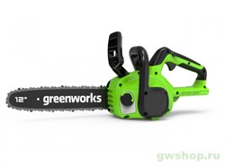 Пила цепная аккумуляторная 24V GREENWORKS GD24CS30 Greenworks 2007007 - фото 684286