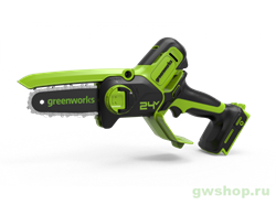 Пила цепная аккумуляторная GREENWORKS GD24CSMNX 24V без АКБ и ЗУ мини Greenworks 2008707 - фото 684302