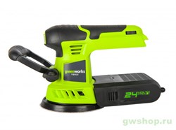 Шлифовальная машина эксцентриковая G24 24V GREENWORKS G24ROS Greenworks 3100107 - фото 685602