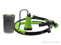 Насос аккумуляторный для полива из бочки GREENWORKS G24SWP 24V без АКБ и ЗУ Greenworks 3401007 - фото 685667