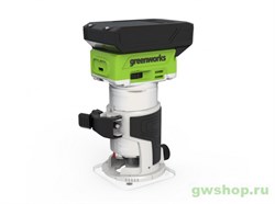 Фрезер аккумуляторный GREENWORKS G24RO 24V без АКБ и ЗУ Greenworks 3502507 - фото 685715