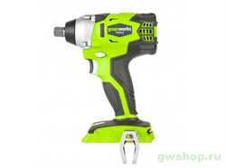 Гайковерт ударный бесщеточный аккумуляторный 24V GREENWORKS GD24IW Greenworks 3801507 - фото 685858