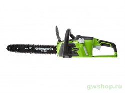 Пила цепная аккумуляторная G-MAX 40V GREENWORKS GD40CS40K2 c АКБ 2АЧ и ЗУ Greenworks 20077UA - фото 686837