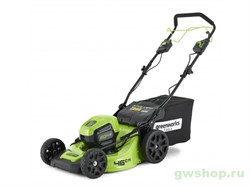 Газонокосилка самоходная бесщеточная аккумуляторная GD-60 60V GREENWORKS GD60LM46SPK4 c АКБ 4АЧ и ЗУ Greenworks 2502907UB - фото 687760
