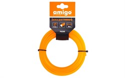 Леска для триммеров Amigo 70230 3,0 мм квадрат 15 м - фото 691763