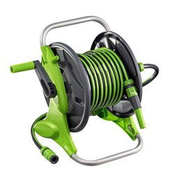 Шланг Amigo 79605 на катушке с распылителем, поливочный - фото 691984