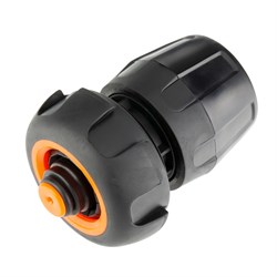 Коннектор для шланга Amigo с soft-покрытием серия XXL 79504 с аквастопом 3/4" - фото 692989