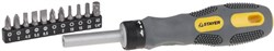 Отвертка с набором бит Stayer Max Grip 1/4 12шт 2589-H12 G - фото 82204