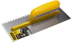 Стальная гладилка Stayer "MASTER" зубчатая 120х280мм 08012-06 - фото 83915