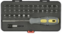 Отвертка с набором бит Stayer Max Grip 1/4 32шт 25925-H32 G - фото 86177