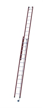 Диэлектрическая выдвижная лестница Zarges Z600 с тросом 2х16 41162 - фото 98964