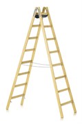 Двухсторонняя деревянная стремянка Zarges Z600 2х4 40044