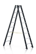 Двухсторонняя анодированная стремянка Zarges Z600 2x8 41192