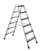 Двухсторонняя анодированная стремянка Zarges Z600 2x6 41435